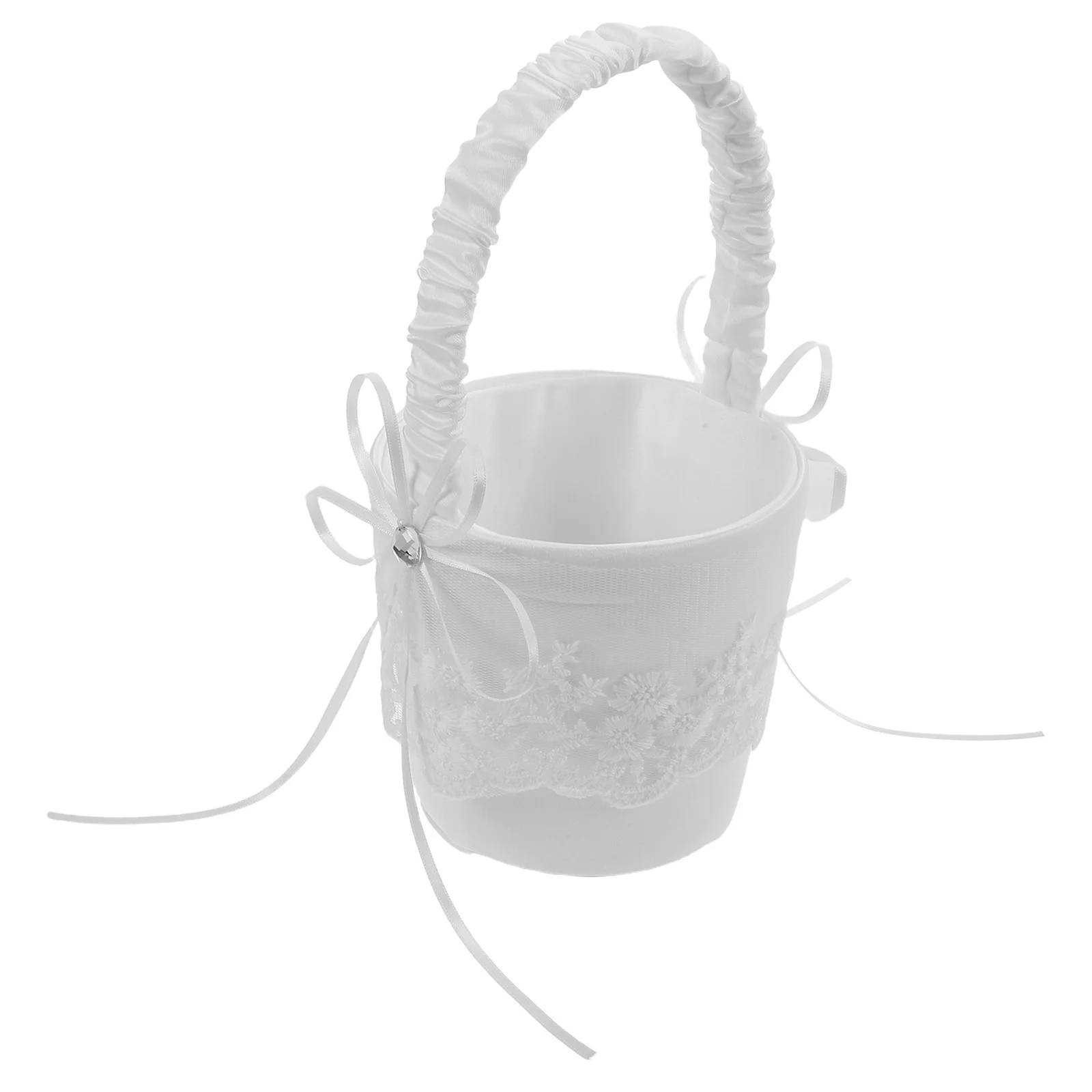 Children'S Lace Flower Basket White Lightweight Portable Wedding Party Bridal Floral Girl Baskets Burlap Knitted Mini Handheld
Children'S Lace Flower Basket White Lightweight Portable Wedding Party Bridal Floral Girl Baskets Burlap Knitted Mini Handheld