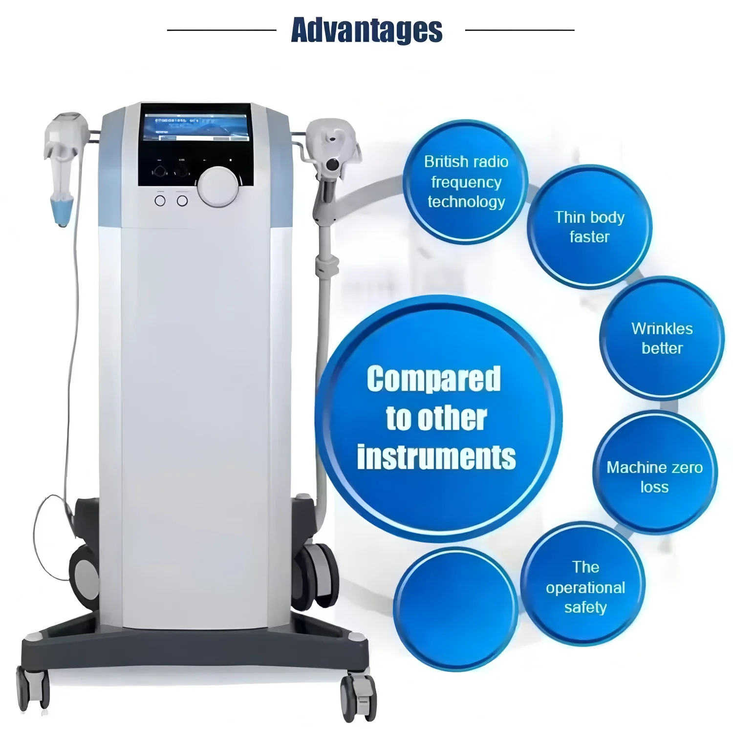 Новый профессиональный косметологический аппарат Super 360 для сжигания жира, удаления жировых отложений, омоложения кожи лица, подтяжки кожи и коррекции фигуры
Новый профессиональный косметологический аппарат Super 360 для сжигания жира, удаления жировых отложений, омоложения кожи лица, подтяжки кожи и коррекции фигуры