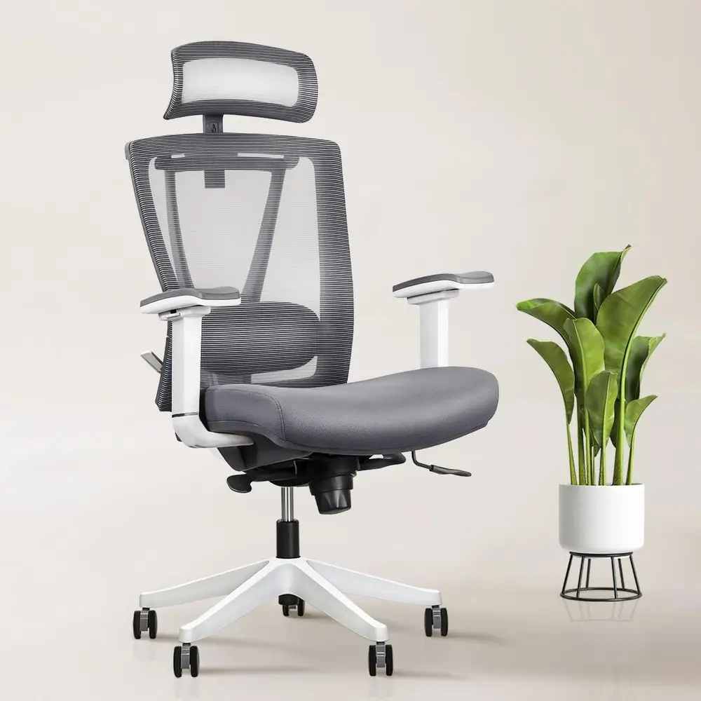 HeavyDuty Executive Home Office Chair Ergonomic Desk Chair with Lumbar Support 4D Armrest Adjustable Task Chair Pearl White
HeavyDuty Executive Home Office Chair Ergonomic Desk Chair with Lumbar Support 4D Armrest Adjustable Task Chair Pearl White