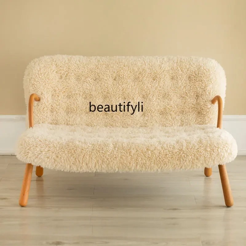 Nordic Double Sofa Chair Light Luxury Home Living Room Lazy Sofa Cashmere Balcony Leisure Recliner
Nordic Double Sofa Chair Light Luxury Home Living Room Lazy Sofa Cashmere Balcony Leisure Recliner