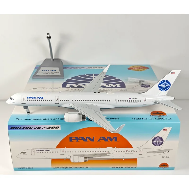 Inflight 1/200 Scale Pan American Airways B757-200 TF-FIC Alloy Aircraft Model Collection Decoration Item Toy
Inflight 1/200 Scale Pan American Airways B757-200 TF-FIC Alloy Aircraft Model Collection Decoration Item Toy