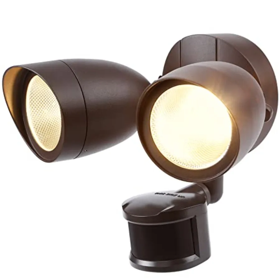 Motion Sensor Flood Light, ETL Listed, Aluminum LED Security Lights Dusk to Dawn, Adjustable Dual Heads, IP65 Waterproof, 1400l
Motion Sensor Flood Light, ETL Listed, Aluminum LED Security Lights Dusk to Dawn, Adjustable Dual Heads, IP65 Waterproof, 1400l