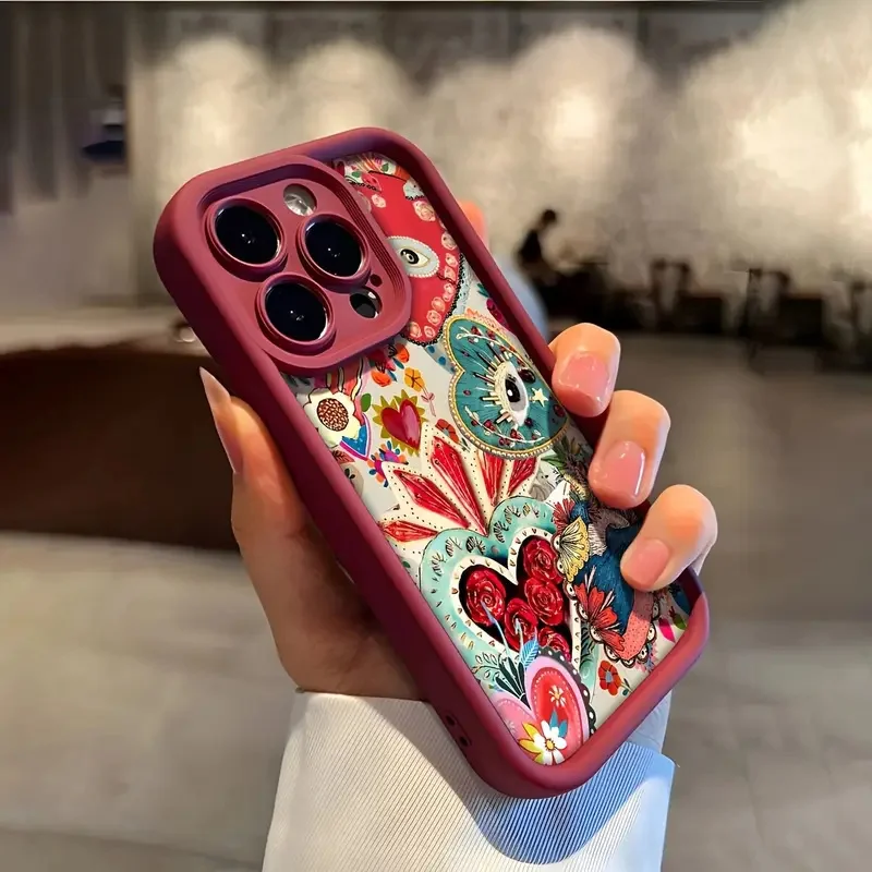 Totem Eye Pattern Red Phone Case for IPhone 16 15 14 13 Pro Max 12 14 PRO 11 XS X XR 7 8 Plus Thickened Anti-Fall Soft Cover
Totem Eye Pattern Red Phone Case for IPhone 16 15 14 13 Pro Max 12 14 PRO 11 XS X XR 7 8 Plus Thickened Anti-Fall Soft Cover