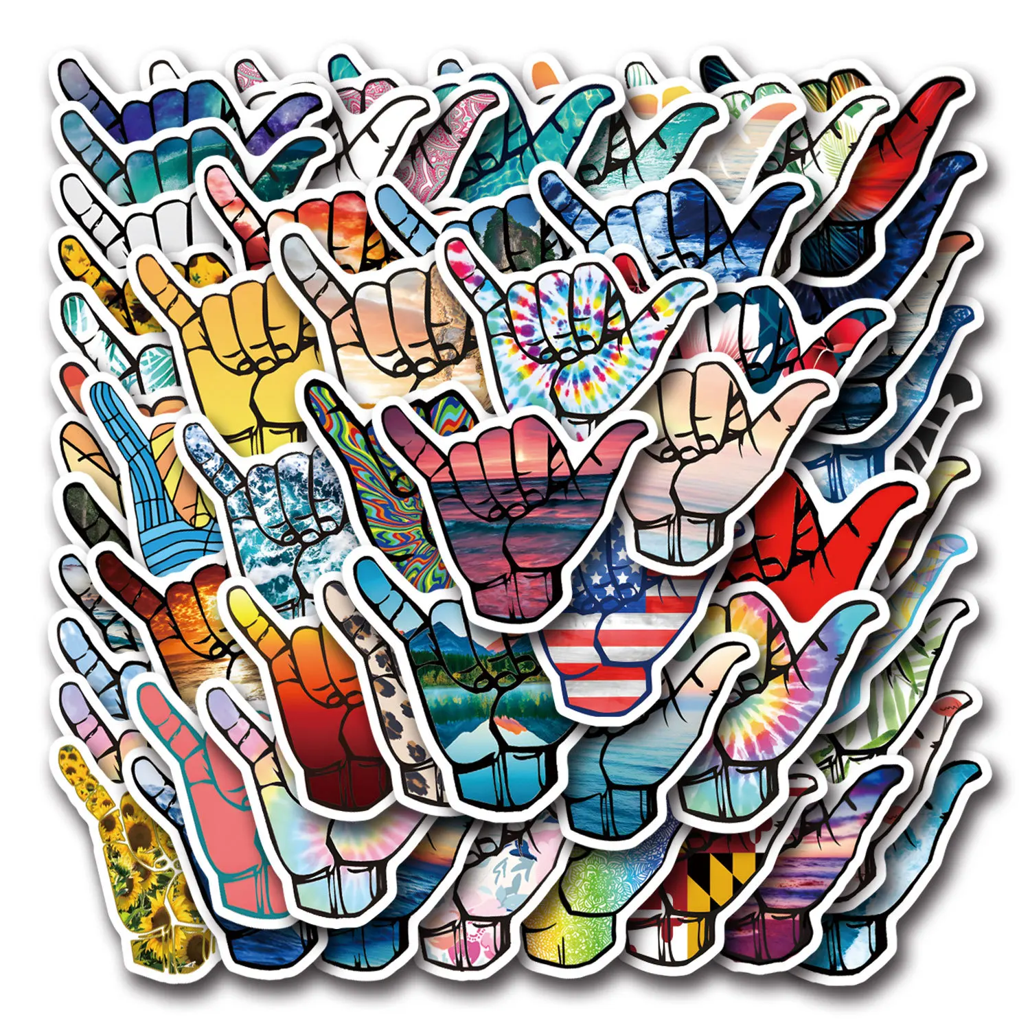 10/55PCS Shaka Gesture Stickers Surf Culture Cartoon Sticker Funny Graffiti Luggage Skateboard Guitar Cup Car Bike Decals Toy
10/55PCS Shaka Gesture Stickers Surf Culture Cartoon Sticker Funny Graffiti Luggage Skateboard Guitar Cup Car Bike Decals Toy