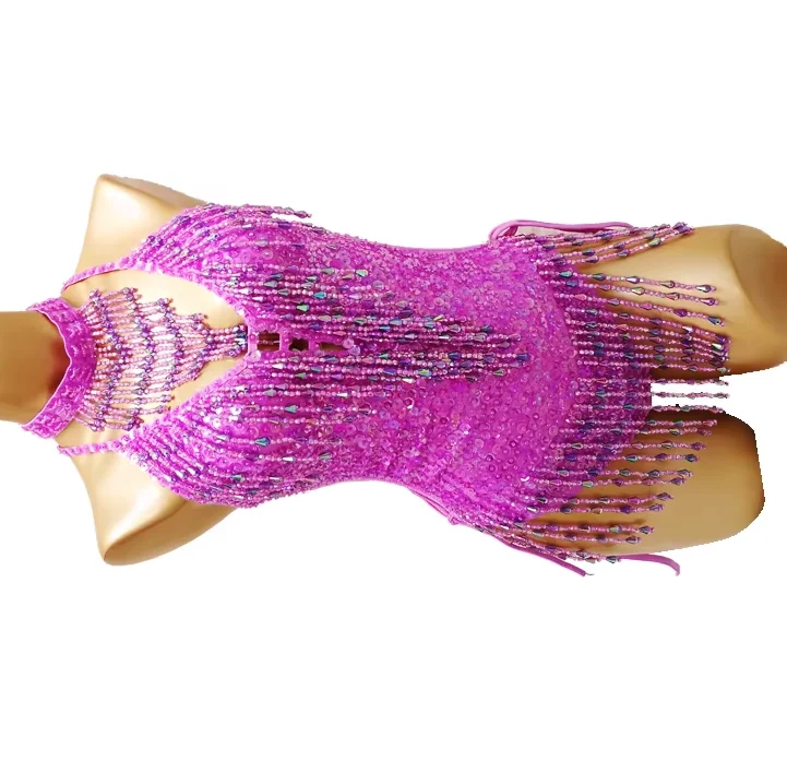 Stage Performance Leotard DJ Party Costume Sexy showgirl carnival costumes for EDC beading Sequin One-Piece Bodysuit Outfit
Stage Performance Leotard DJ Party Costume Sexy showgirl carnival costumes for EDC beading Sequin One-Piece Bodysuit Outfit