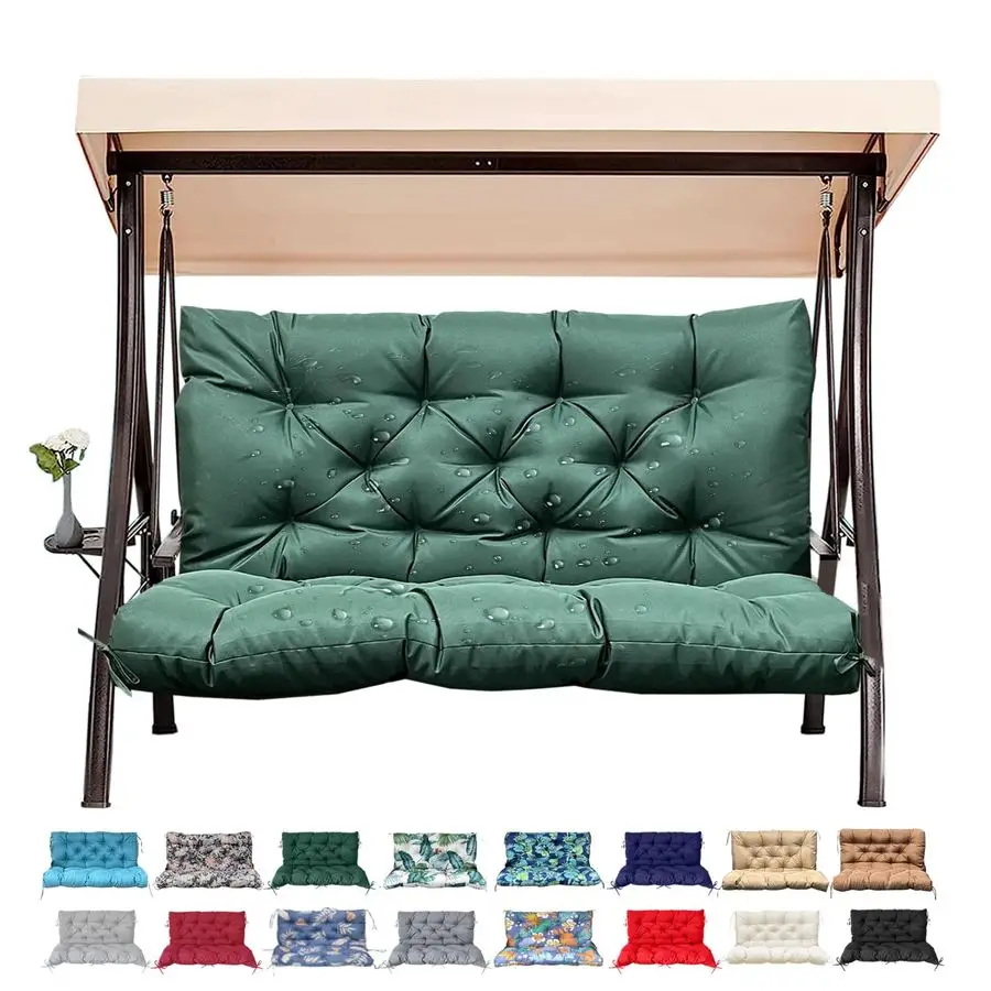 Indoor Swing Replacement Cushion, 2 or 3 Seats Bench Cushions with Backrest, Thicken 4 Recliner Seat Pad for Garden Patio, Water
Indoor Swing Replacement Cushion, 2 or 3 Seats Bench Cushions with Backrest, Thicken 4 Recliner Seat Pad for Garden Patio, Water