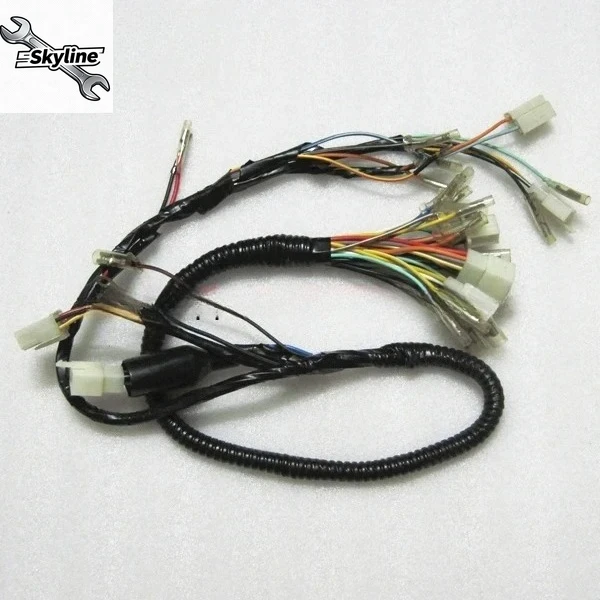 motorcycle AX100 JC100 HJ100 entire vehile cable wire line for 100cc AX100 electric full assembly spare parts
motorcycle AX100 JC100 HJ100 entire vehile cable wire line for 100cc AX100 electric full assembly spare parts