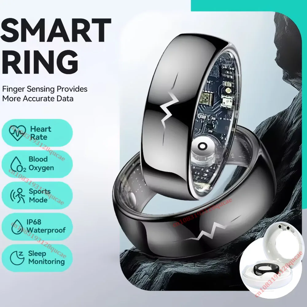 2026 New Smart Ring Heart Rate Blood Oxygen Health Monitoring 3ATM Waterproof Multi-sport Mode Ring with Charging Case Smartring
2026 New Smart Ring Heart Rate Blood Oxygen Health Monitoring 3ATM Waterproof Multi-sport Mode Ring with Charging Case Smartring