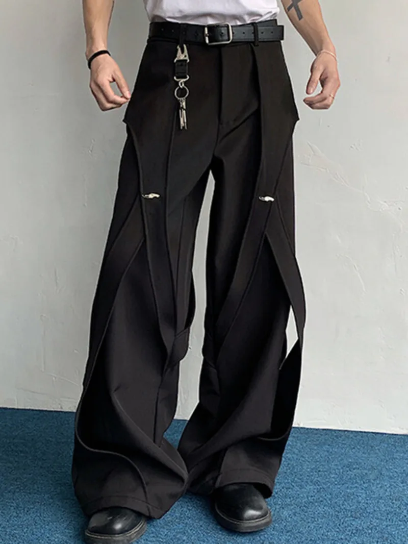 Niche Design Men's Suit Pants High Street New Stylish Ribbon Rivet Slightly Flared Trousers Dark Style Menwear 9WIEM5
Niche Design Men's Suit Pants High Street New Stylish Ribbon Rivet Slightly Flared Trousers Dark Style Menwear 9WIEM5
