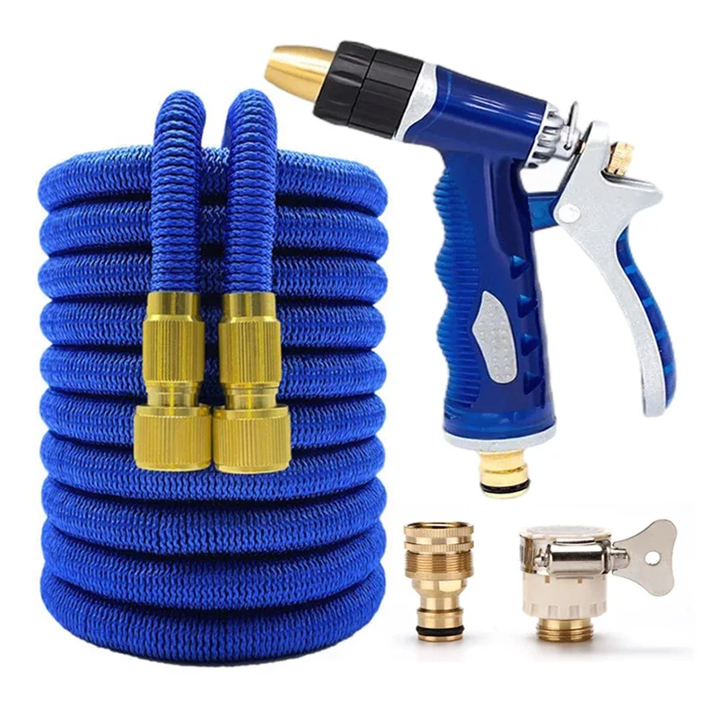 High Pressure Pvc Reel Garden Water Hose Double Metal Connector Expandable Magic Water Pipes for Garden Farm Irrigation Car Wash
High Pressure Pvc Reel Garden Water Hose Double Metal Connector Expandable Magic Water Pipes for Garden Farm Irrigation Car Wash