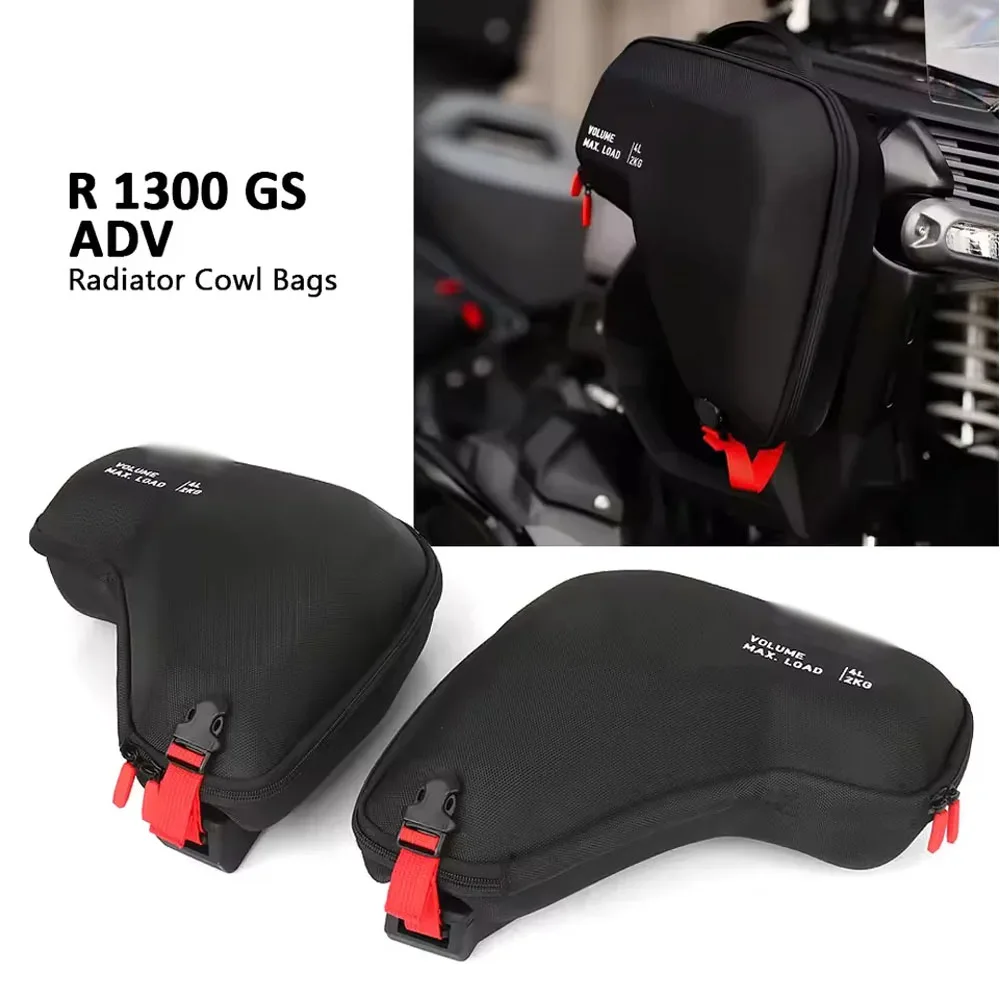 For BMW R 1300 GS Adventure R1300GS ADVENTURE Accessories 2024 2025Motorcycle New Radiator Cowl Bags Side Fairing Tool Bag 4L
For BMW R 1300 GS Adventure R1300GS ADVENTURE Accessories 2024 2025Motorcycle New Radiator Cowl Bags Side Fairing Tool Bag 4L