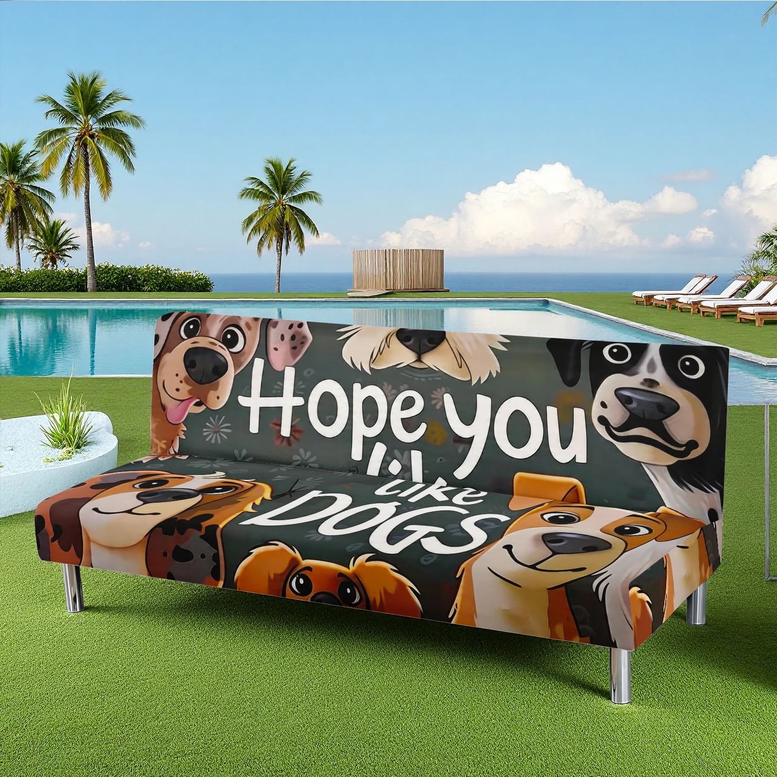 Cartoon Dogs Printed Summer Outdoor Sofa Bed Cover, Milk Silk Elastic Couch Cover, Pet - Friendly, Washable
Cartoon Dogs Printed Summer Outdoor Sofa Bed Cover, Milk Silk Elastic Couch Cover, Pet - Friendly, Washable