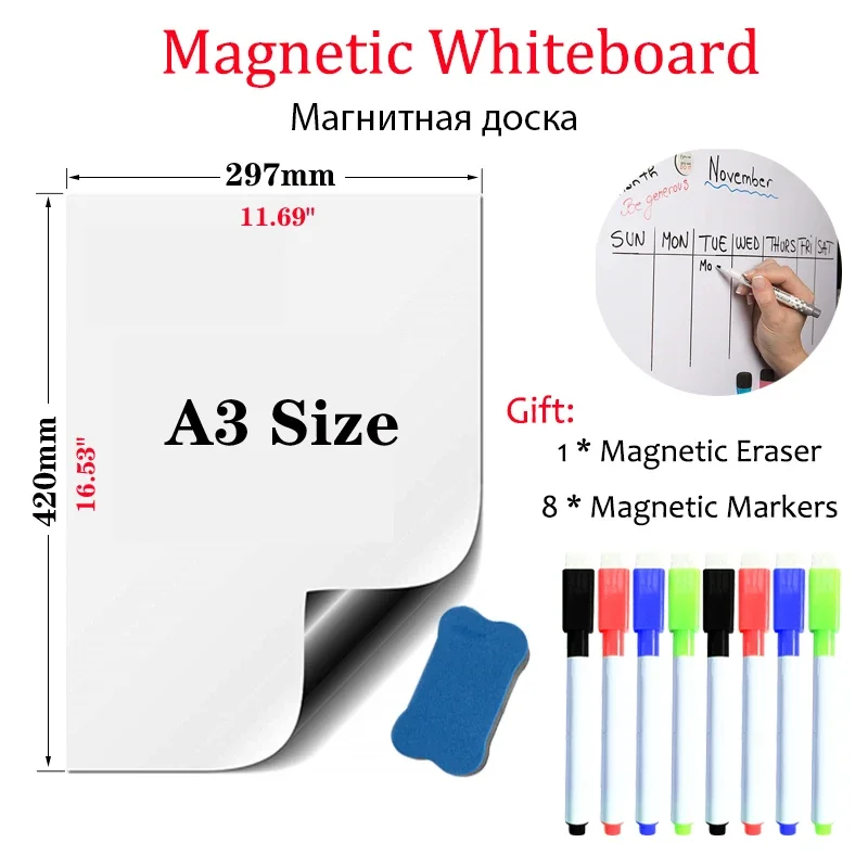 Magnets WhiteBoard Fridge Wall Stickers for Kids Home Office Dry Erase Board School Calendar Bulletin Writing White Boards
Magnets WhiteBoard Fridge Wall Stickers for Kids Home Office Dry Erase Board School Calendar Bulletin Writing White Boards