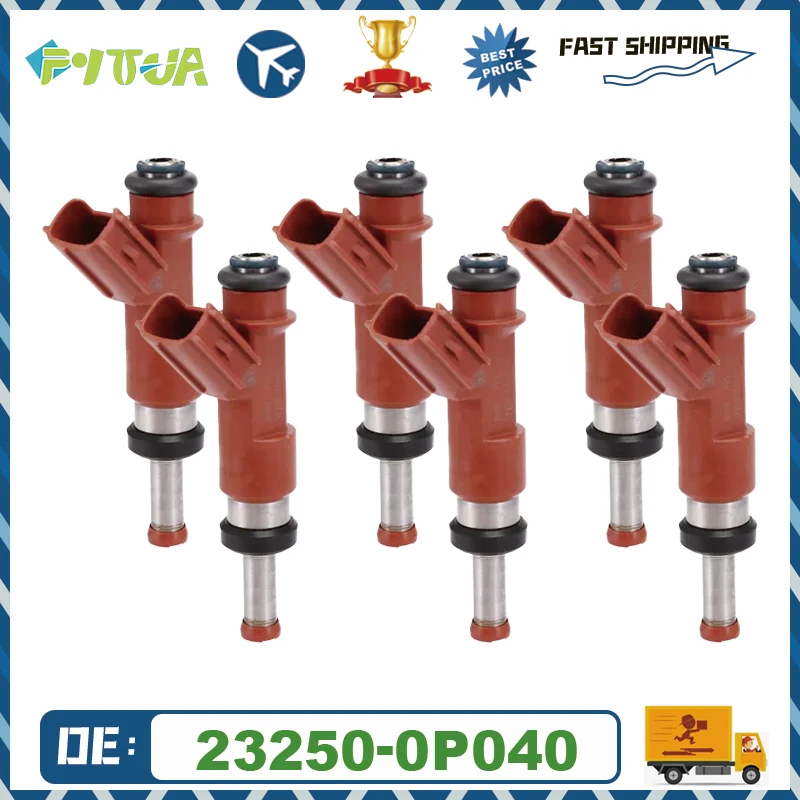6pcs Fuel injector 23250-0P040 FOR Toyota RAV4 Avalon Camry Sienna 3.5L V6 GAS DOHC 2012 OEM 23209-0P040 Nozzle Injection Valve
6pcs Fuel injector 23250-0P040 FOR Toyota RAV4 Avalon Camry Sienna 3.5L V6 GAS DOHC 2012 OEM 23209-0P040 Nozzle Injection Valve