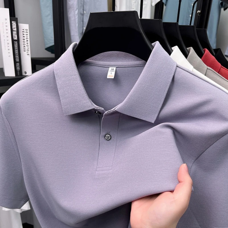 Men's Fashion Casual Polo Shirt 230g, Solid Color Breathable Cotton Wholesale Price Back Arc Splicing Design Dropped Shoulder
Men's Fashion Casual Polo Shirt 230g, Solid Color Breathable Cotton Wholesale Price Back Arc Splicing Design Dropped Shoulder