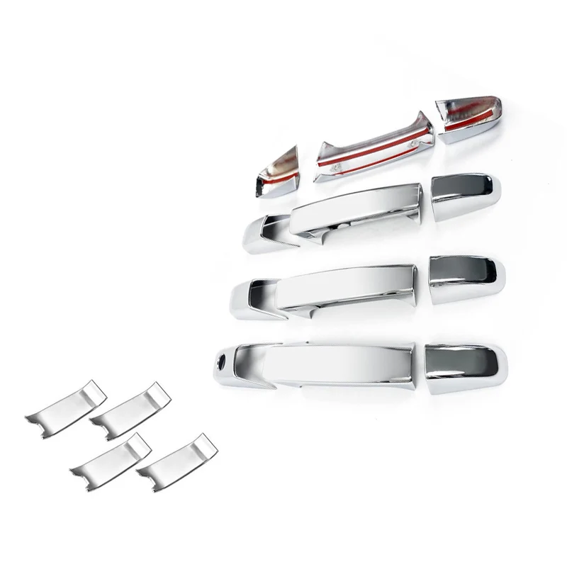 Chrome Door Handle and Bowl Covers for Chevy 2007-2013 Silveardo/Tahoe/Avalanche/Suburban Sierra/Yukon/Yukon XL Escalade/ESV/EST
Chrome Door Handle and Bowl Covers for Chevy 2007-2013 Silveardo/Tahoe/Avalanche/Suburban Sierra/Yukon/Yukon XL Escalade/ESV/EST