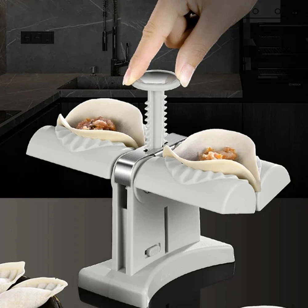 Dumpling Maker Household Double Head Fully Automatic Dumpling Maker Ravioli Press Mold Making Tool Easy to Use for Dumpling FU
Dumpling Maker Household Double Head Fully Automatic Dumpling Maker Ravioli Press Mold Making Tool Easy to Use for Dumpling FU