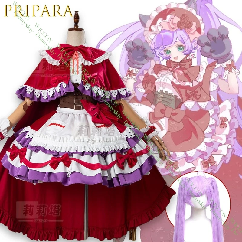 Pripara Manaka Laala Christmas Red Lolita Cosplay Dress Uniform Halloween Party Role Play Costume for Women
Pripara Manaka Laala Christmas Red Lolita Cosplay Dress Uniform Halloween Party Role Play Costume for Women