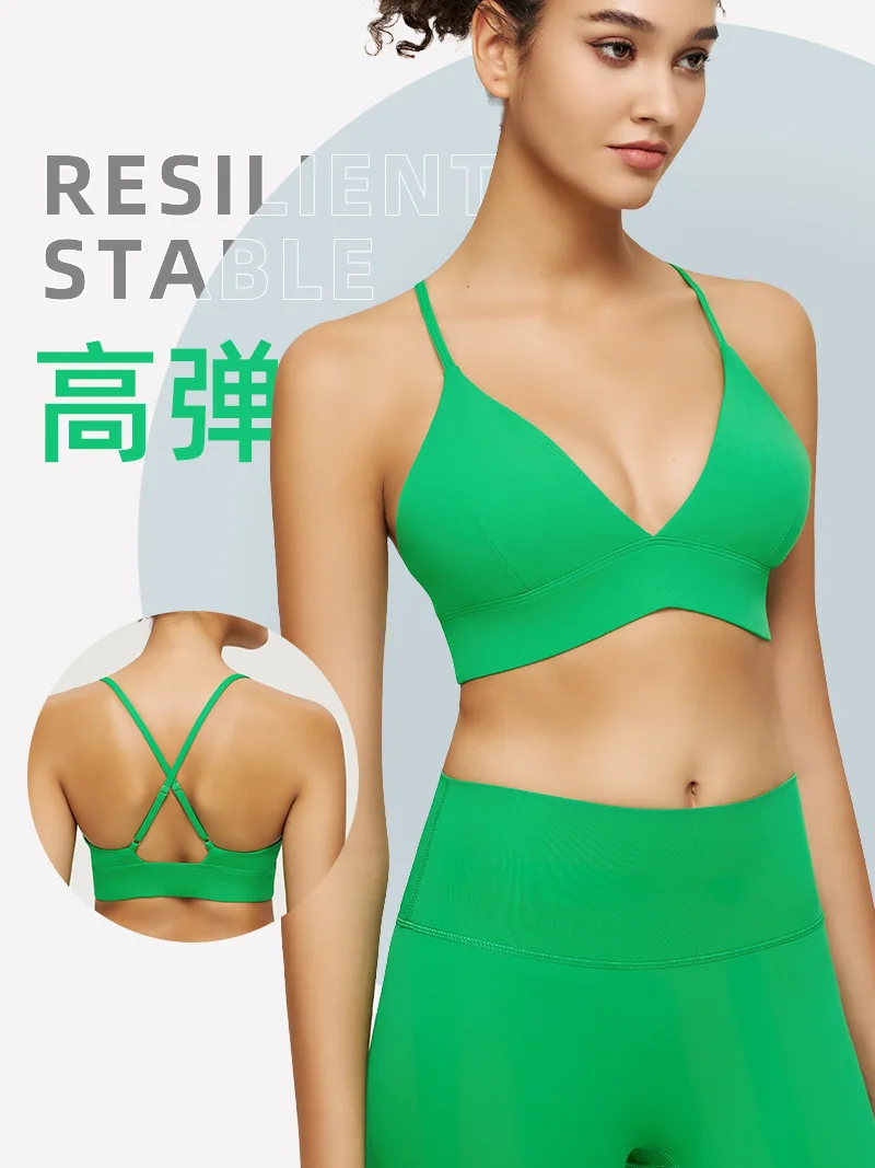 High-elasticity sports bras, shock-absorbing yoga vests, halter tops, nude running and fitness tops, sexy and beautiful back bra
High-elasticity sports bras, shock-absorbing yoga vests, halter tops, nude running and fitness tops, sexy and beautiful back bra