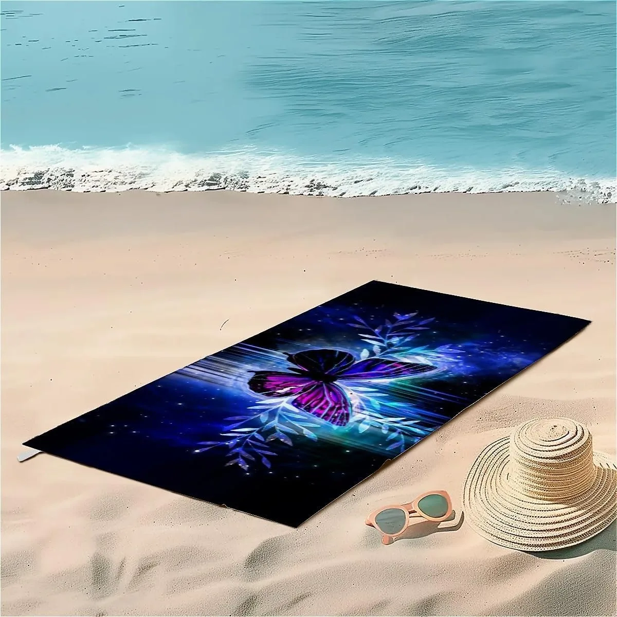 Blue Butterfly pattern Beach Towel for Family stuffs friend Gift Quick-Dry Sand free For Bath Yoga Beach Camping Swimming GYM
Blue Butterfly pattern Beach Towel for Family stuffs friend Gift Quick-Dry Sand free For Bath Yoga Beach Camping Swimming GYM