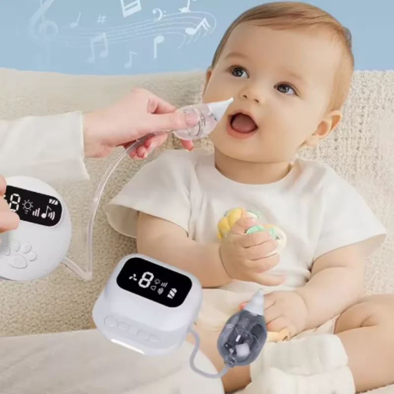 Electric Nose Cleaner with Music and Soft Glow Powerful Electric Nasal Aspirator Rechargeable Vacuum for Infants Baby
Electric Nose Cleaner with Music and Soft Glow Powerful Electric Nasal Aspirator Rechargeable Vacuum for Infants Baby