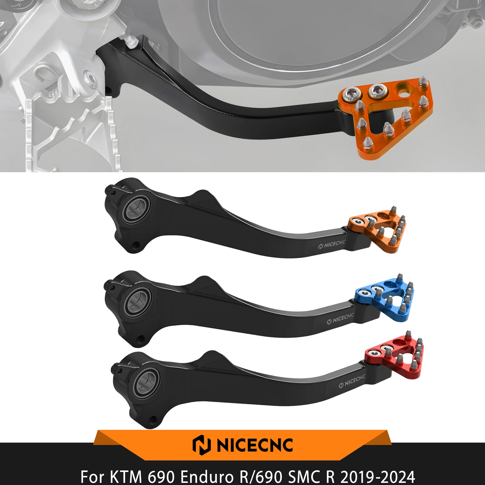 NICECNC For Husqvarna 701 Enduro 701 KTM 690 Enduro R 690 SMC R 2019-2024 Supermoto Foot Brake Pedal Lever For GasGas 700 SM/ES
NICECNC For Husqvarna 701 Enduro 701 KTM 690 Enduro R 690 SMC R 2019-2024 Supermoto Foot Brake Pedal Lever For GasGas 700 SM/ES