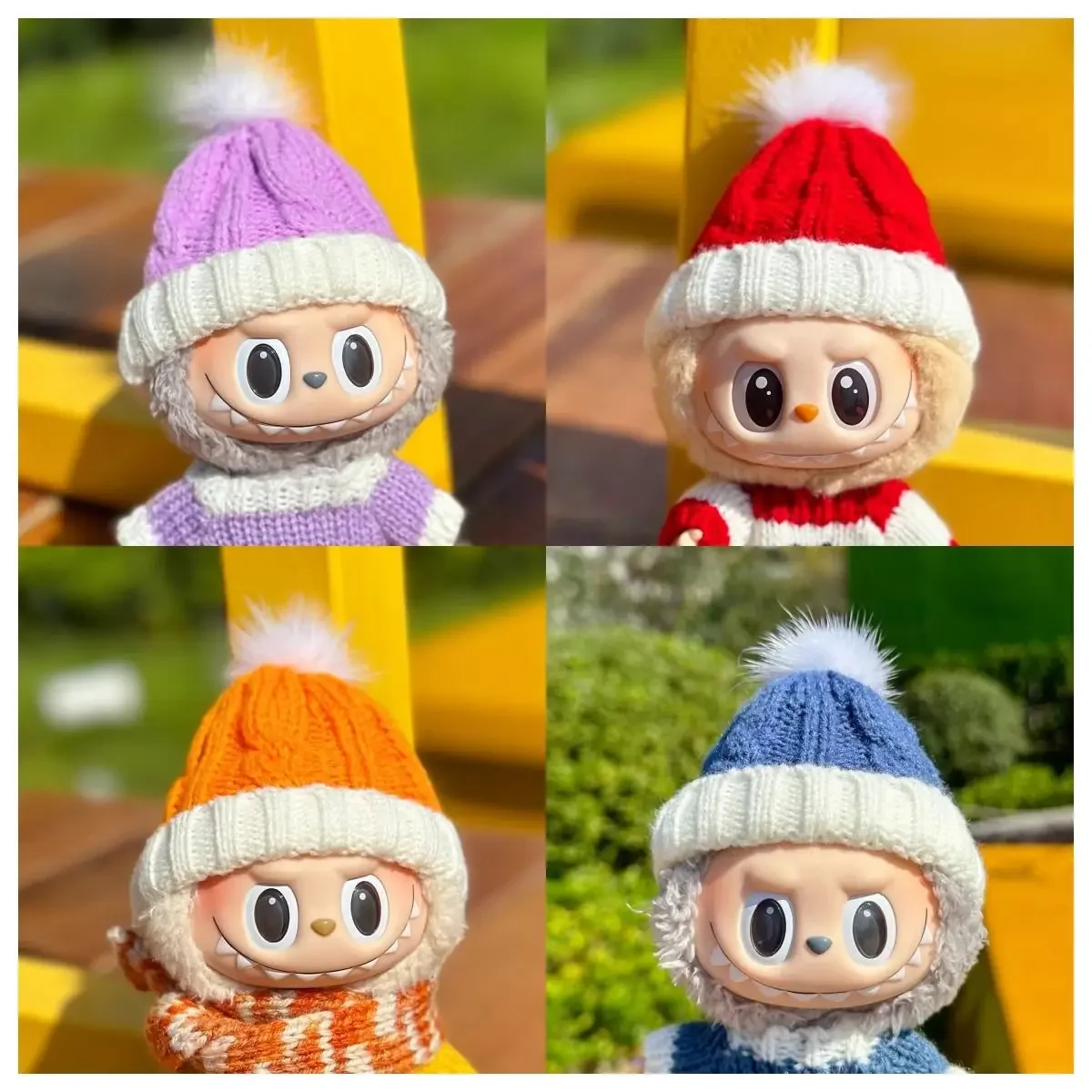 Mini Doll Outfit Accessories Colorful Wool Hat for 17cm Labubu V2 Cute Doll Clothing Accessories
Mini Doll Outfit Accessories Colorful Wool Hat for 17cm Labubu V2 Cute Doll Clothing Accessories