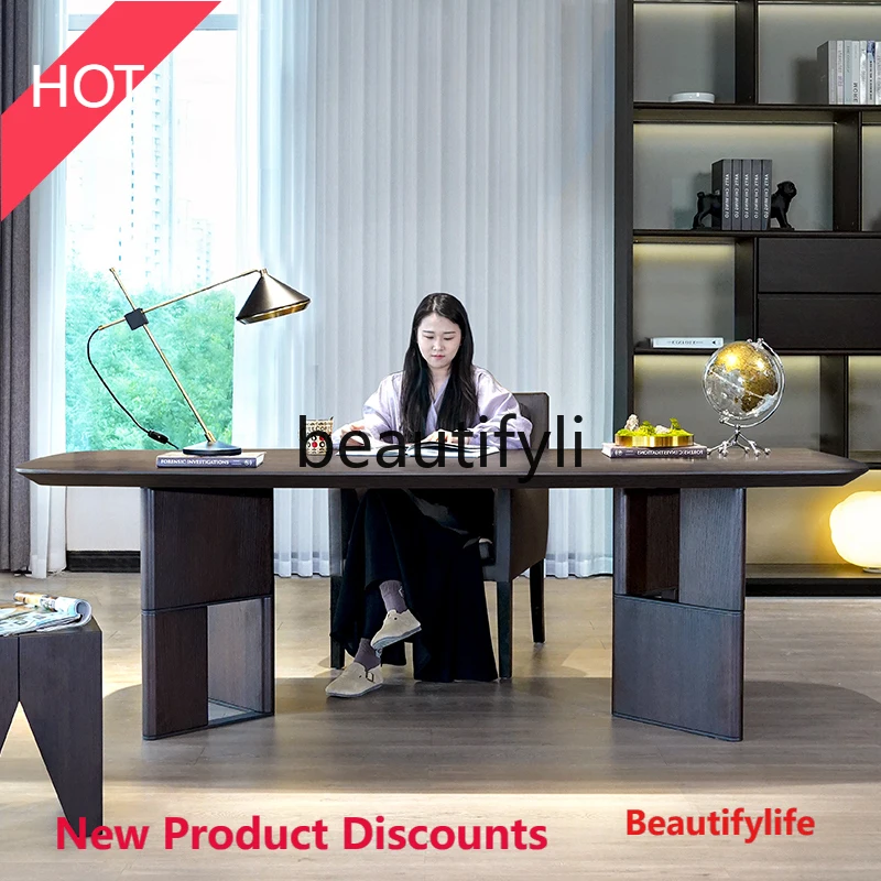 DD45 Italian Style Light Luxury High-End Smoked Wood Desk Office Desk Writing Home Computer Desk
DD45 Italian Style Light Luxury High-End Smoked Wood Desk Office Desk Writing Home Computer Desk