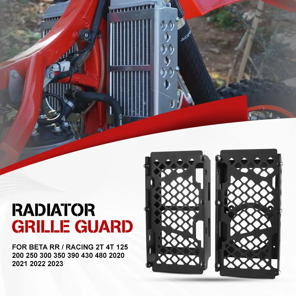 For BETA 2T 4T RR / Racing 125 200 250 300 350 390 430 480 2020 2021 2022 2023 Motorcycle Radiator Grille Guard Cover Protector
For BETA 2T 4T RR / Racing 125 200 250 300 350 390 430 480 2020 2021 2022 2023 Motorcycle Radiator Grille Guard Cover Protector