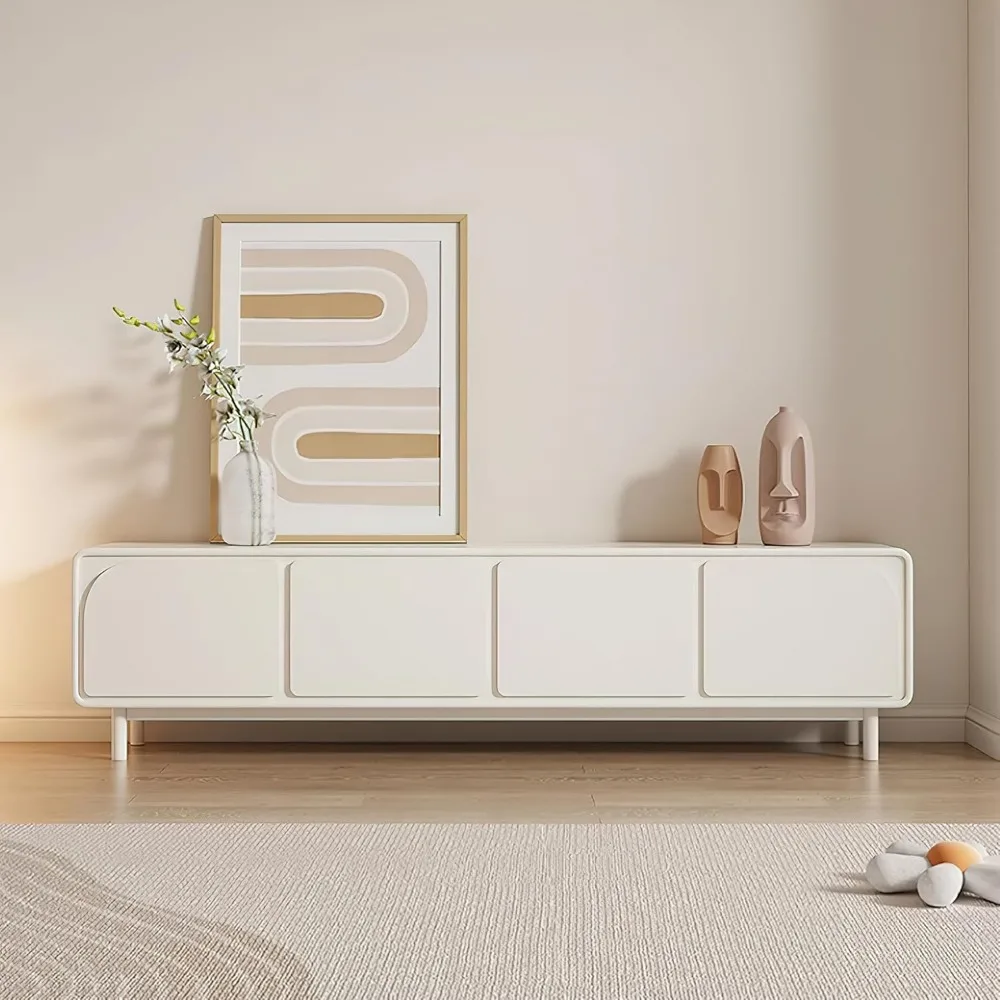 Modern White TV Table Minimalist Wood TV Cabinet with Storage Wide TV Stand with 2 Drawers and 2 Doors for Living Room
Modern White TV Table Minimalist Wood TV Cabinet with Storage Wide TV Stand with 2 Drawers and 2 Doors for Living Room