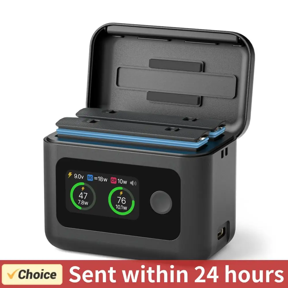 For Insta360 X5 Battery Charger Case Dual-Slot Portable Battery Charging Box Portable Battery Charger Action Camera Accessories
For Insta360 X5 Battery Charger Case Dual-Slot Portable Battery Charging Box Portable Battery Charger Action Camera Accessories