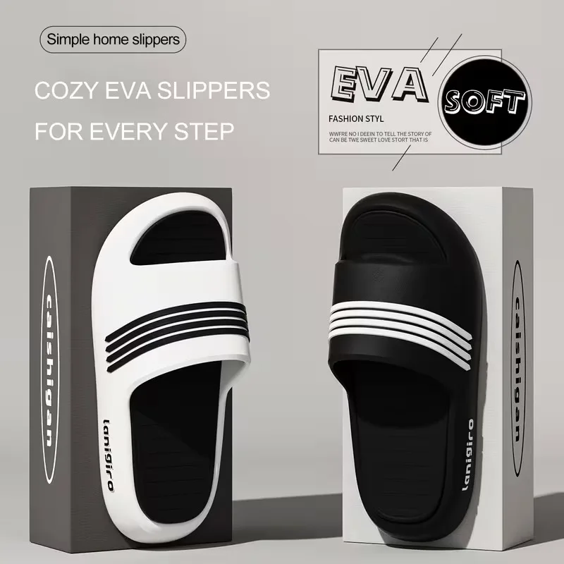 Men EVA Slides Non Slip Thick Sole Summer Bathroom Anti Odor Soft Indoor House Slippers Lightweight Casual Shower Striped Sandal
Men EVA Slides Non Slip Thick Sole Summer Bathroom Anti Odor Soft Indoor House Slippers Lightweight Casual Shower Striped Sandal