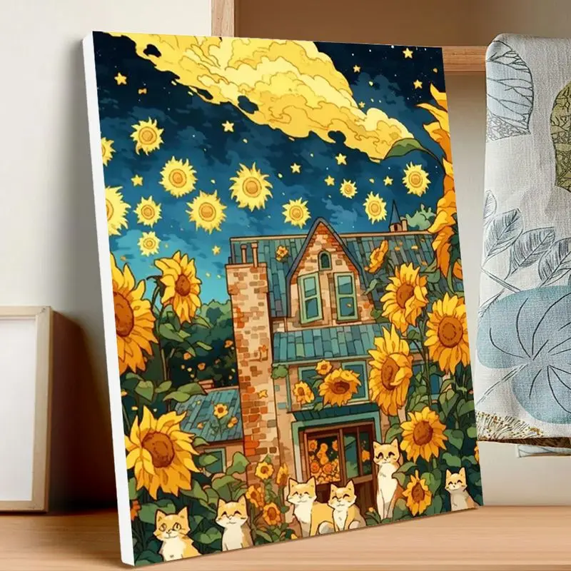 GATYZTORY Oil Painting By Numbers Sunflower Hand Painted Paintings Art Drawing On Canvas Gift DIY Pictures By Number Home Decor
GATYZTORY Oil Painting By Numbers Sunflower Hand Painted Paintings Art Drawing On Canvas Gift DIY Pictures By Number Home Decor