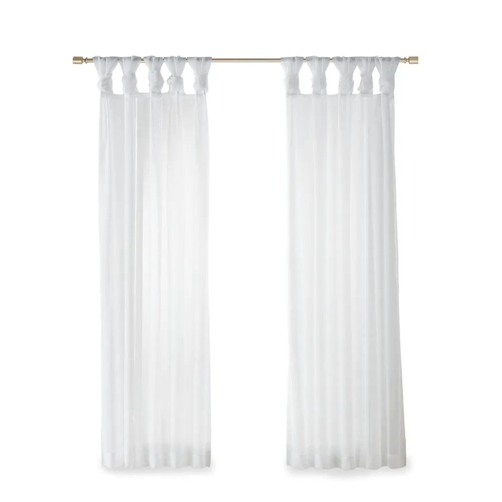 Twist Tab Voile Sheer Window Pair curtains for living room
Twist Tab Voile Sheer Window Pair curtains for living room