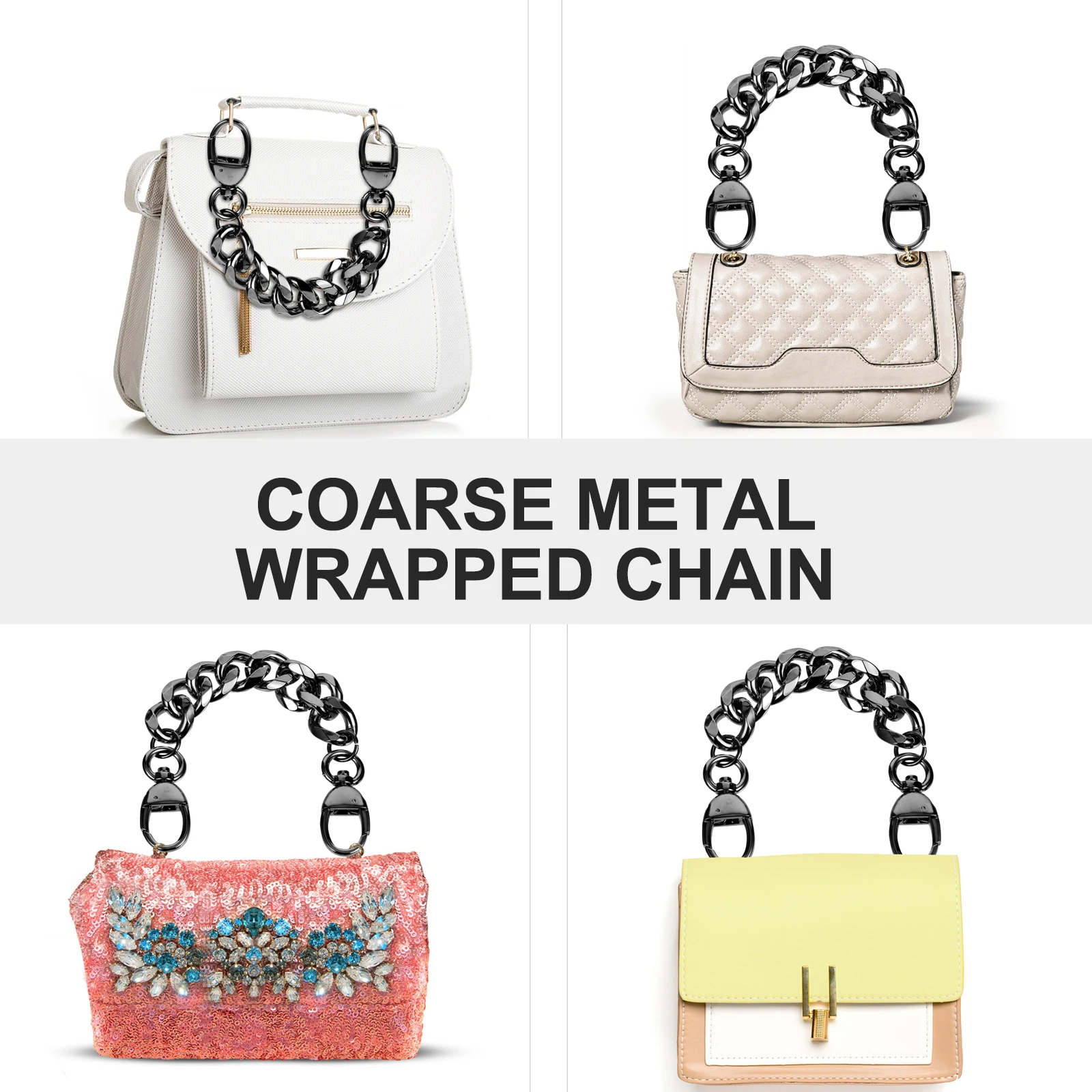 for Metal Chain Accessories The Bag Replacement Extender Fashion Handbags Women Woman Belt
for Metal Chain Accessories The Bag Replacement Extender Fashion Handbags Women Woman Belt