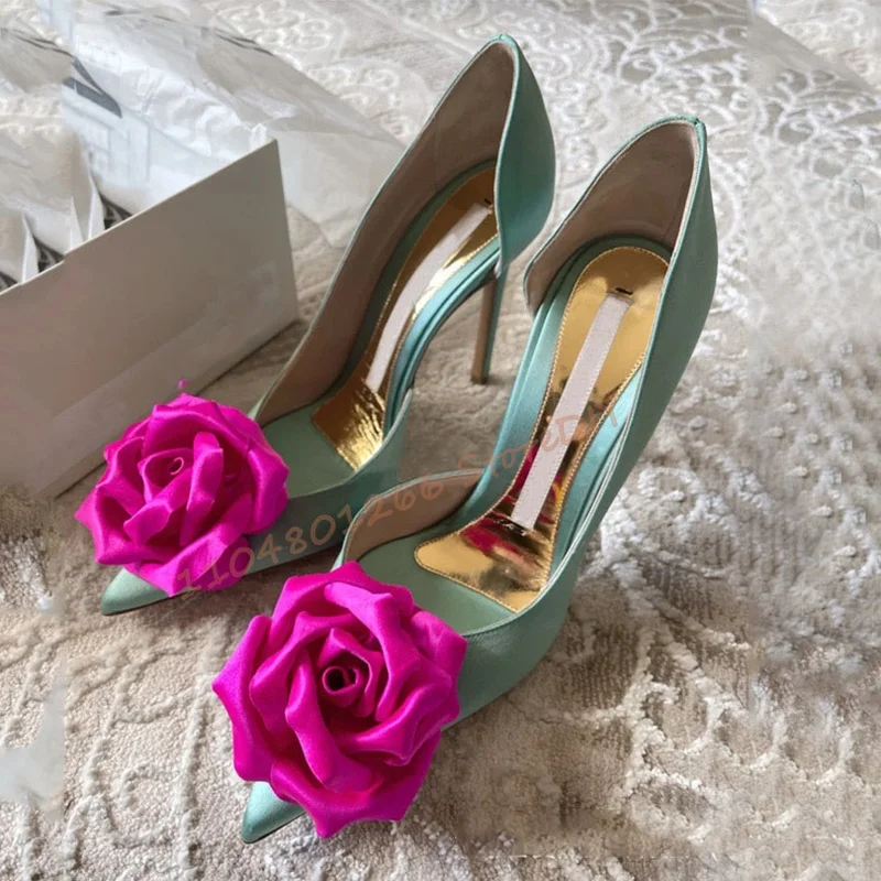 Floral High Heel Pumps Pointed-Toe Heels with Rose Blossom Evening Pointed Toe Slip On Women Shoes High Heels
Floral High Heel Pumps Pointed-Toe Heels with Rose Blossom Evening Pointed Toe Slip On Women Shoes High Heels