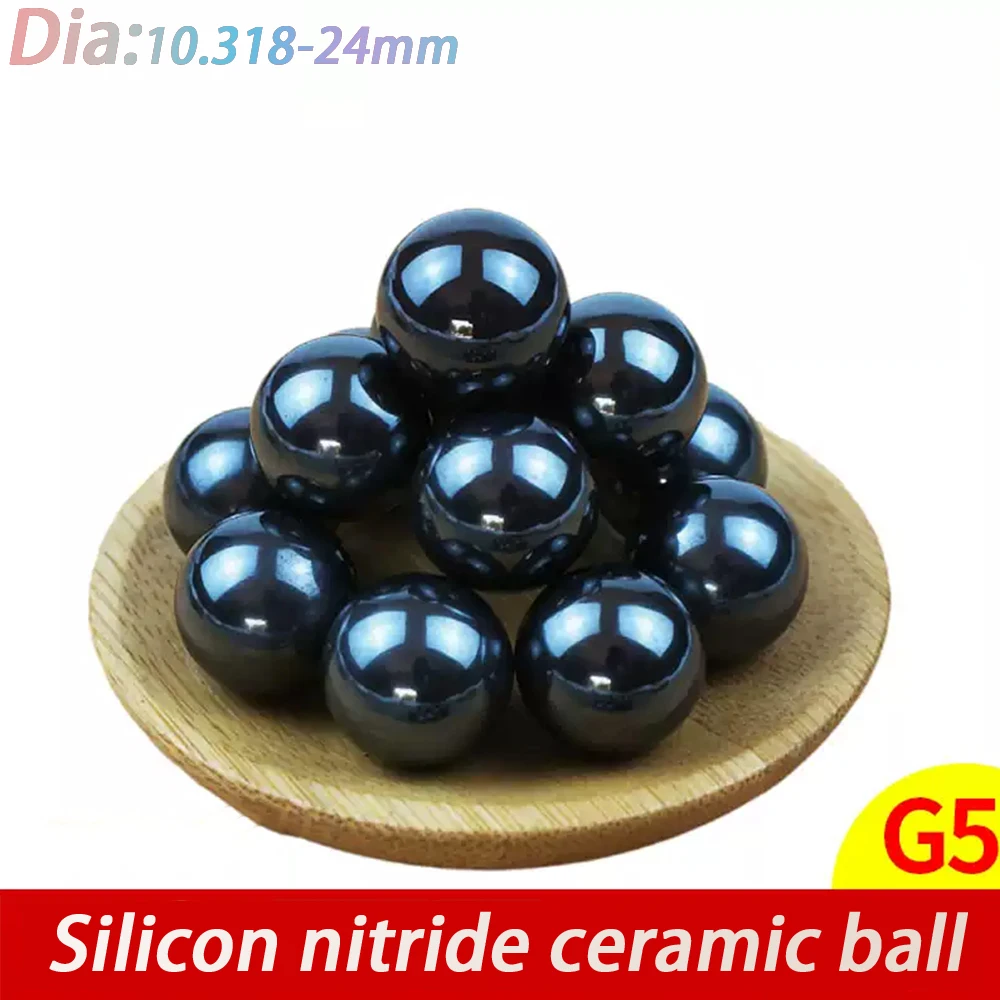 1-5Pcs Dia10.318mm 11mm-24mmSilicon Nitride Ceramic Balls Si3N4 G5 Precision Ceramic Bearing Balls Smooth Round Ball Bead
1-5Pcs Dia10.318mm 11mm-24mmSilicon Nitride Ceramic Balls Si3N4 G5 Precision Ceramic Bearing Balls Smooth Round Ball Bead