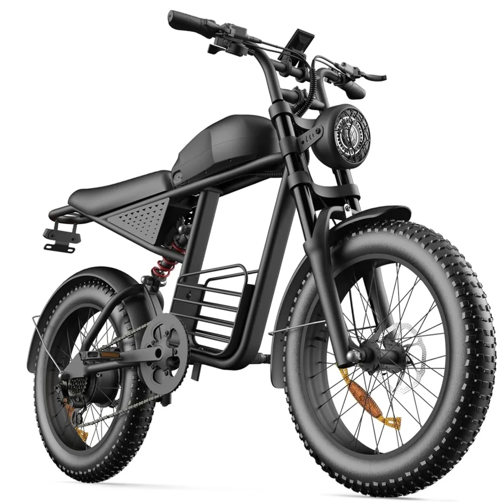 Индивидуальный электрический велосипед для взрослых, 1500 Вт, 35 миль в час, дальность действия 60 миль, электрический велосипед с толстыми шинами 20 дюймов, аккумулятор 48 В, 18,9 Ач
Индивидуальный электрический велосипед для взрослых, 1500 Вт, 35 миль в час, дальность действия 60 миль, электрический велосипед с толстыми шинами 20 дюймов, аккумулятор 48 В, 18,9 Ач