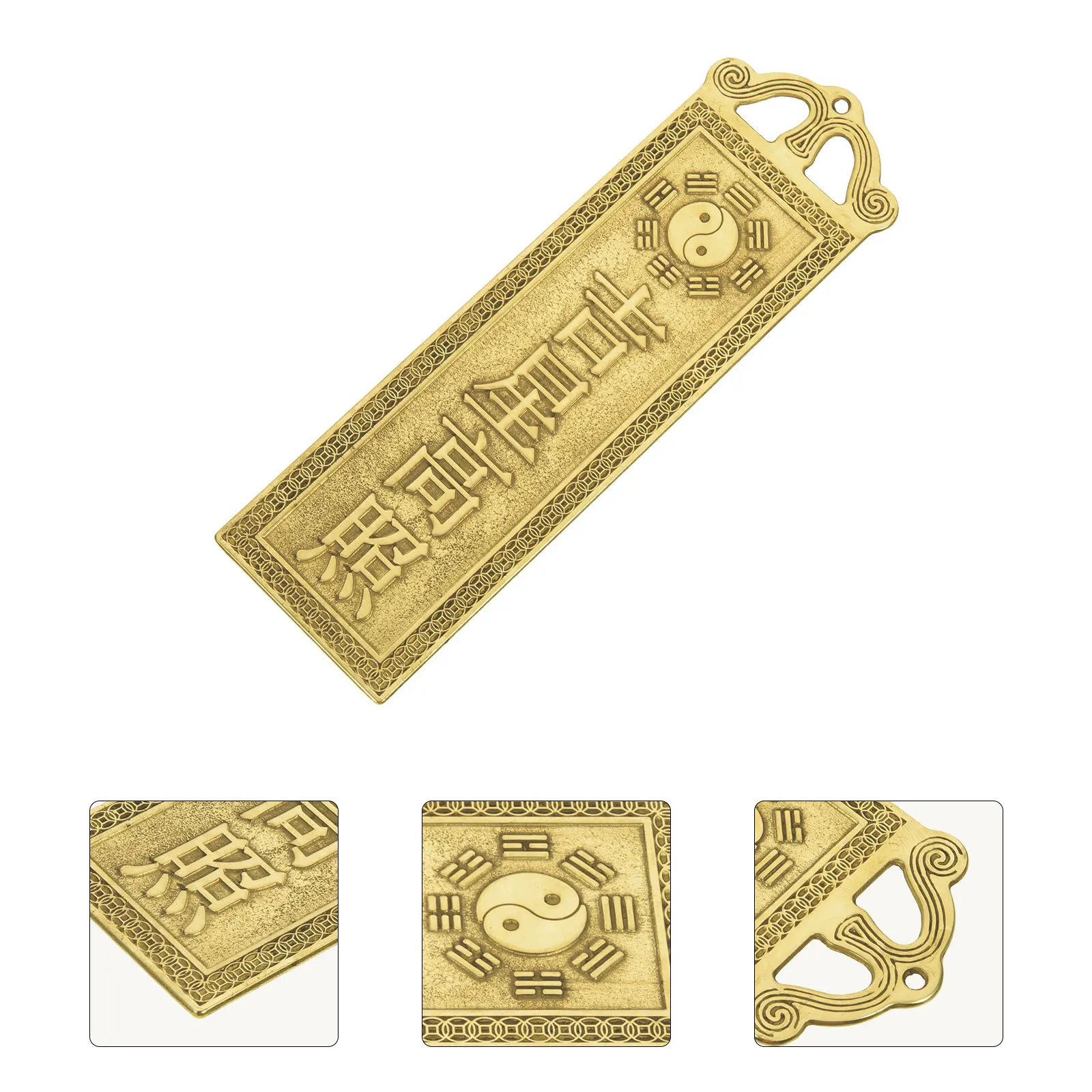 Copper Bagua Ornament for Good Luck Charms Yin Yang Decor Eight Diagrams Hanging Home Temple Wall Decoration Blessing Pendant
Copper Bagua Ornament for Good Luck Charms Yin Yang Decor Eight Diagrams Hanging Home Temple Wall Decoration Blessing Pendant