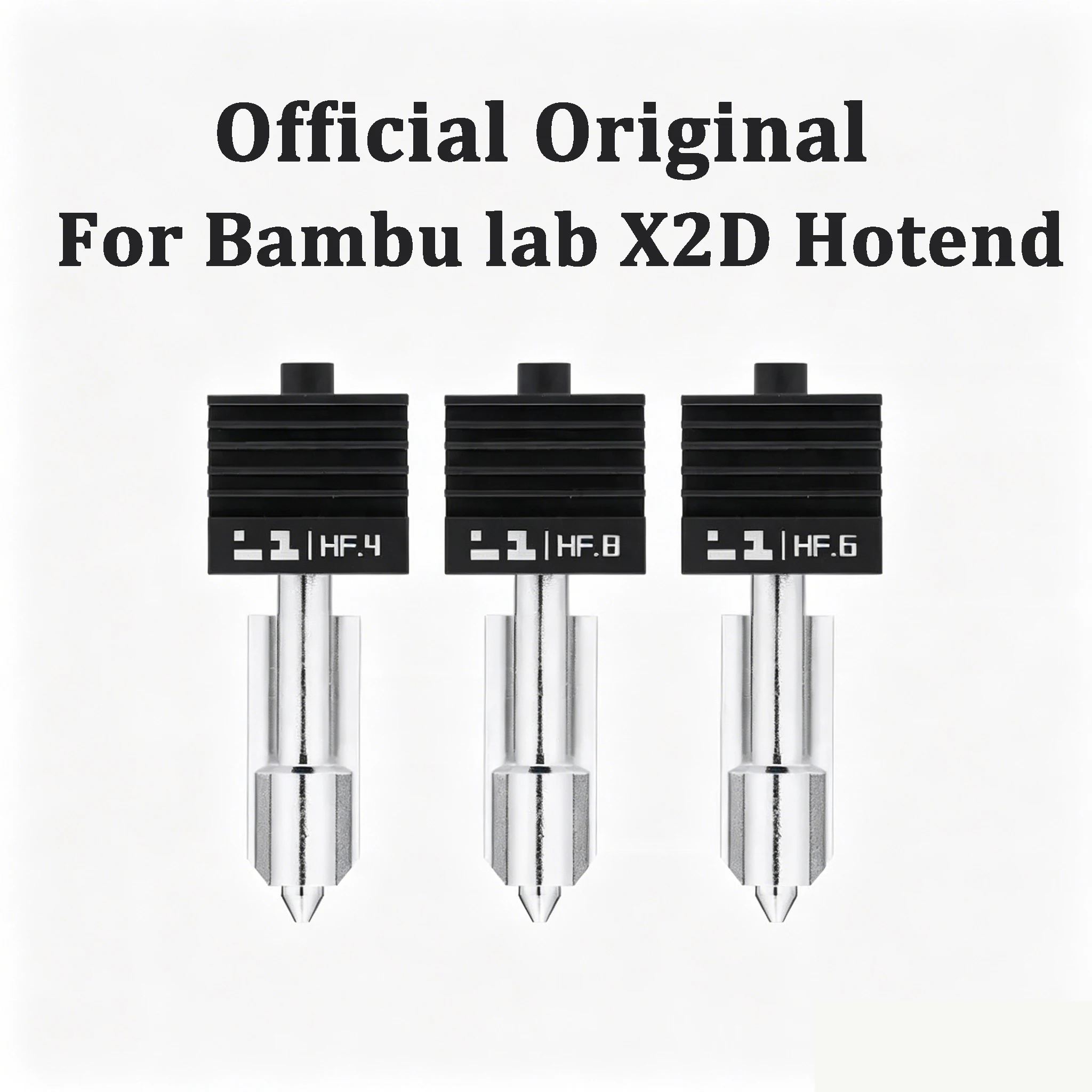 Original Hotend For Bambu Lab X2D Hotend Hardened steel 0.2/0.4/0.6/0.8mm Stain steel Hotend For Bambu lab Printer
Original Hotend For Bambu Lab X2D Hotend Hardened steel 0.2/0.4/0.6/0.8mm Stain steel Hotend For Bambu lab Printer