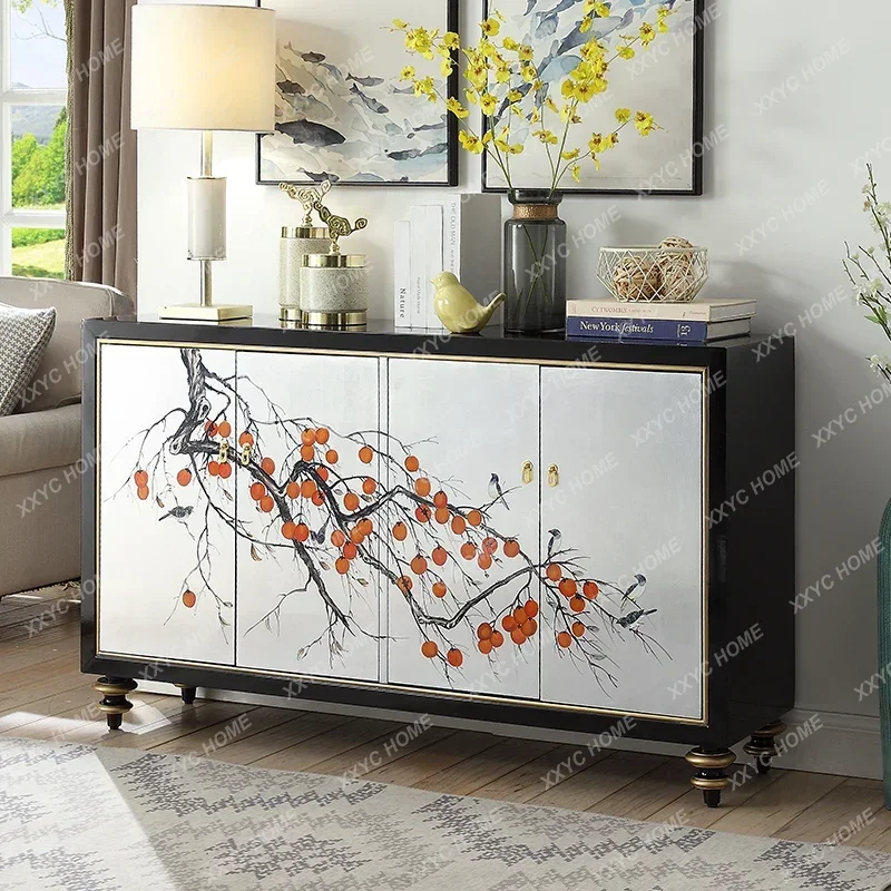 simple painted persimmon household wall storage foyer FT
simple painted persimmon household wall storage foyer FT
