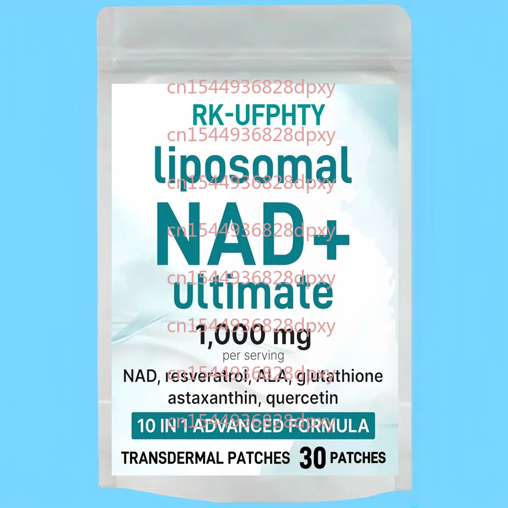 30 Patches Liposomal NAD+ Transdermal Patches with Glutathione, for Women & Men Anti-Aging, Energy, & Brain Support
30 Patches Liposomal NAD+ Transdermal Patches with Glutathione, for Women & Men Anti-Aging, Energy, & Brain Support