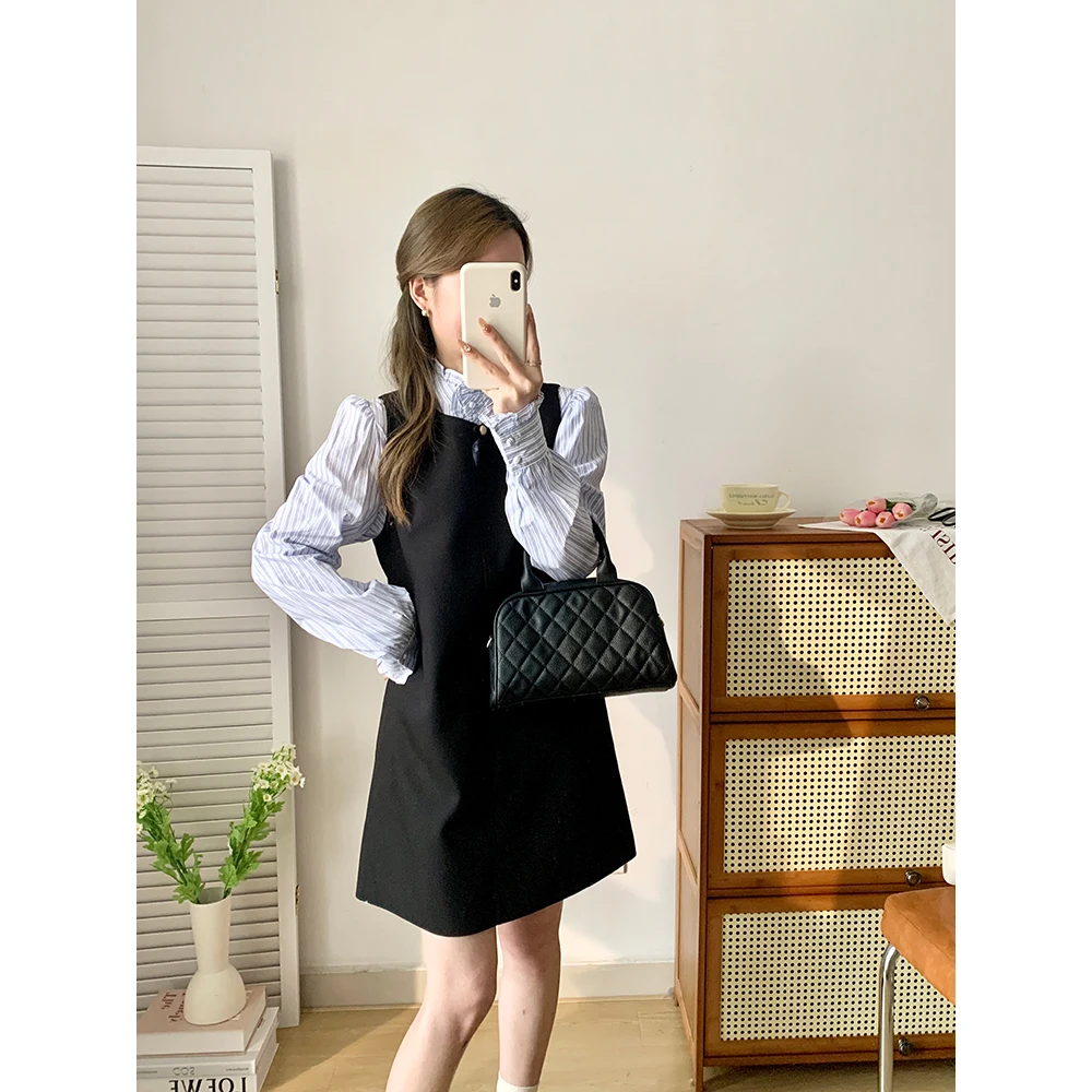 Blue Lace Collar Striped irt Women's Spring Summer Sweet Design Long Sve Top UVPU Commute Sle Cotton 00% Zipper Closure
Blue Lace Collar Striped irt Women's Spring Summer Sweet Design Long Sve Top UVPU Commute Sle Cotton 00% Zipper Closure