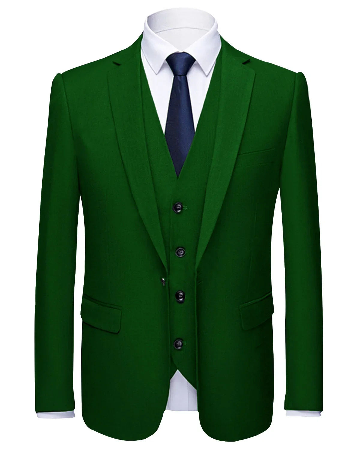 Solid Slim Fit Men's 3 Pieces Wedding Suit Prom Notch Lapel One Button Jacket Waistcoat Trousers for Business Party Prom
Solid Slim Fit Men's 3 Pieces Wedding Suit Prom Notch Lapel One Button Jacket Waistcoat Trousers for Business Party Prom