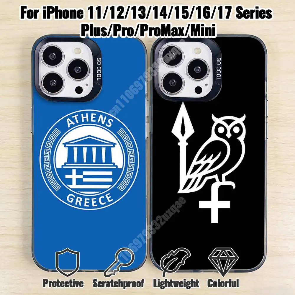 Ancient Athens Owl Flag Phone Case for iPhone 17 16 15 Max Mini 14 13 Pro Plus 12 11 X XS Air IMD Cover
Ancient Athens Owl Flag Phone Case for iPhone 17 16 15 Max Mini 14 13 Pro Plus 12 11 X XS Air IMD Cover