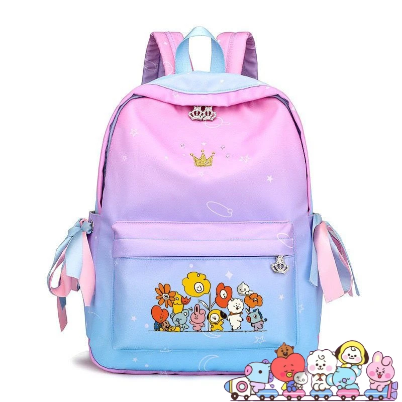 BT21 anime cartoon cute student gradient school bag kawaii for boys and girls laptop storage sports travel backpack support gift
BT21 anime cartoon cute student gradient school bag kawaii for boys and girls laptop storage sports travel backpack support gift