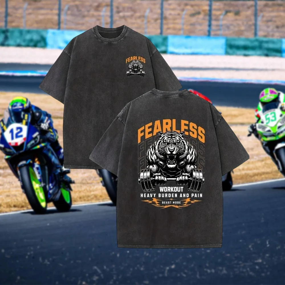 New Men's Motorcycle Washed Cotton T - Shirt 100% Pure Cotton Breathable Sweat-Absorbent Stylish Casual Style
New Men's Motorcycle Washed Cotton T - Shirt 100% Pure Cotton Breathable Sweat-Absorbent Stylish Casual Style