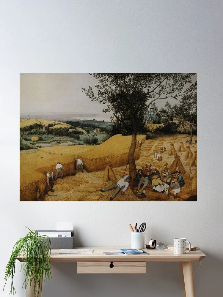 Pieter Bruegel the Elder The Harvesters, Print Art Canvas Poster, For Living Room Decor, Home Wall Picture
Pieter Bruegel the Elder The Harvesters, Print Art Canvas Poster, For Living Room Decor, Home Wall Picture
