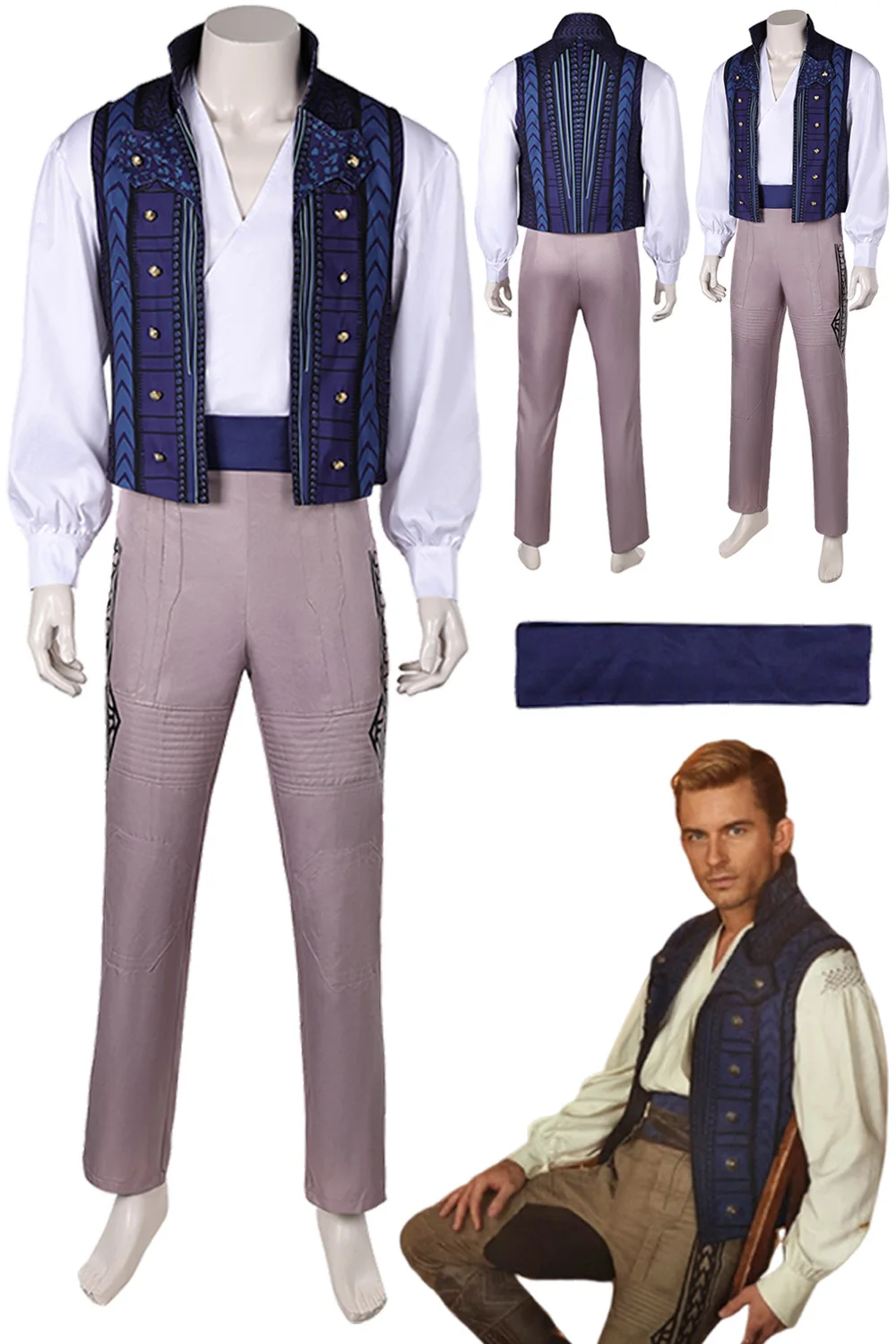 Костюм для косплея Wiked Prince Fiyero для взрослых и мужчин, маскировочная рубашка, брюки, наряды для вечеринки на Хэллоуин, карнавальный костюм для ролевых игр
Костюм для косплея Wiked Prince Fiyero для взрослых и мужчин, маскировочная рубашка, брюки, наряды для вечеринки на Хэллоуин, карнавальный костюм для ролевых игр