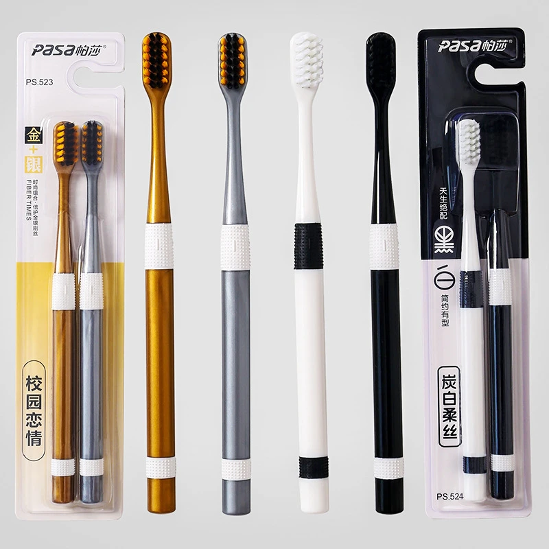 2 Sets Of Bamboo Charcoal Toothbrushes Ultra-Fine Soft Bristle Cleaning, Family Outfit Couple Adult Fine Bristle Toothbrush Set
2 Sets Of Bamboo Charcoal Toothbrushes Ultra-Fine Soft Bristle Cleaning, Family Outfit Couple Adult Fine Bristle Toothbrush Set